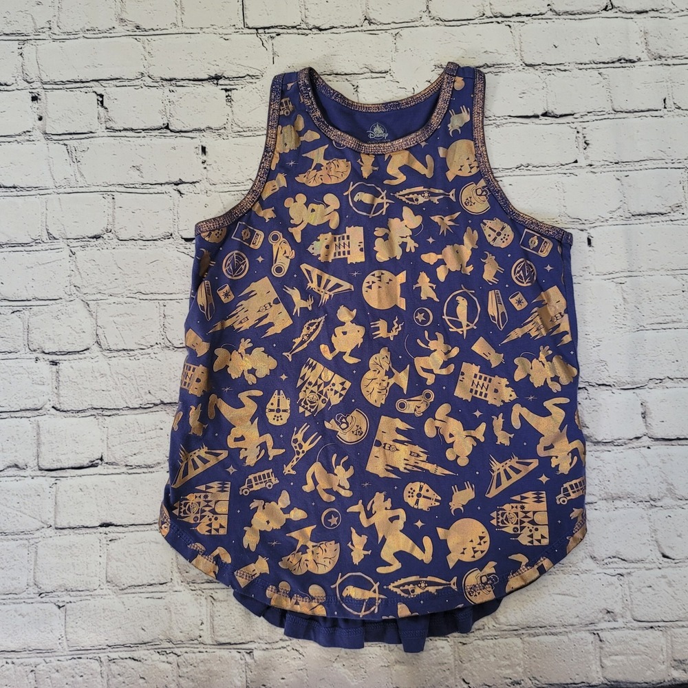 2022 Walt Disney World 50th Anniversary Tank Top for Girls Large (10/12)
